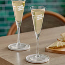Engraved Premium Select 6 oz. Trumpet Flute Glass - Item 5535407 Personalized Engraved Quality Glass Engraving