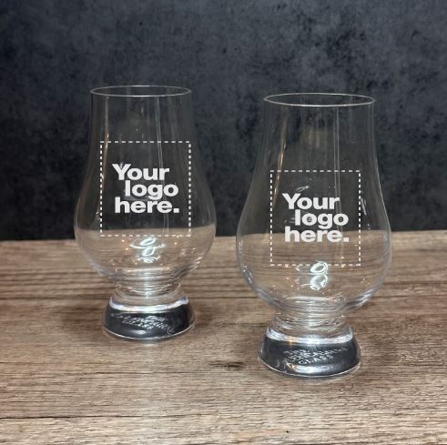 Engraved Set of Stolzle Glencairn 6 oz. Personalized Whiskey Glasses
