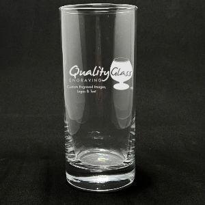 Engraved Straight Up Collins Mojito Bar Glass - 11.5 oz - Item QGE-110/5535611 Personalized Engraved Quality Glass Engraving