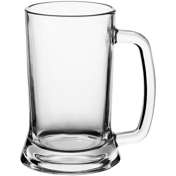 Engraved Acopa Beer Mug - 16 oz - Item QGE-553625 Personalized Engraved Quality Glass Engraving