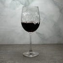 Engraved 8 oz. Acopa Flora Customizable Wine Glass - 5535308 Personalized Engraved Quality Glass Engraving