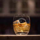 Engraved Luigi Bormioli Crystal Crescendo 15.5 oz DOF Drinking Glasses (Set Of 4) Personalized Engraved Drinkware Quality Glass Engraving