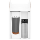 Branded Stainless Steel Tumbler Executive Gift Sets Personalized Engraved Quality Glass Engraving