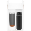 Branded Stainless Steel Tumbler Executive Gift Sets Personalized Engraved Quality Glass Engraving