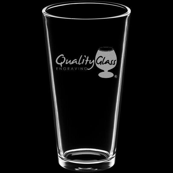 Engraved 22oz. Personalized Mixing/Pint Glass - Item 292/5535122 Personalized Engraved Drinkware Quality Glass Engraving