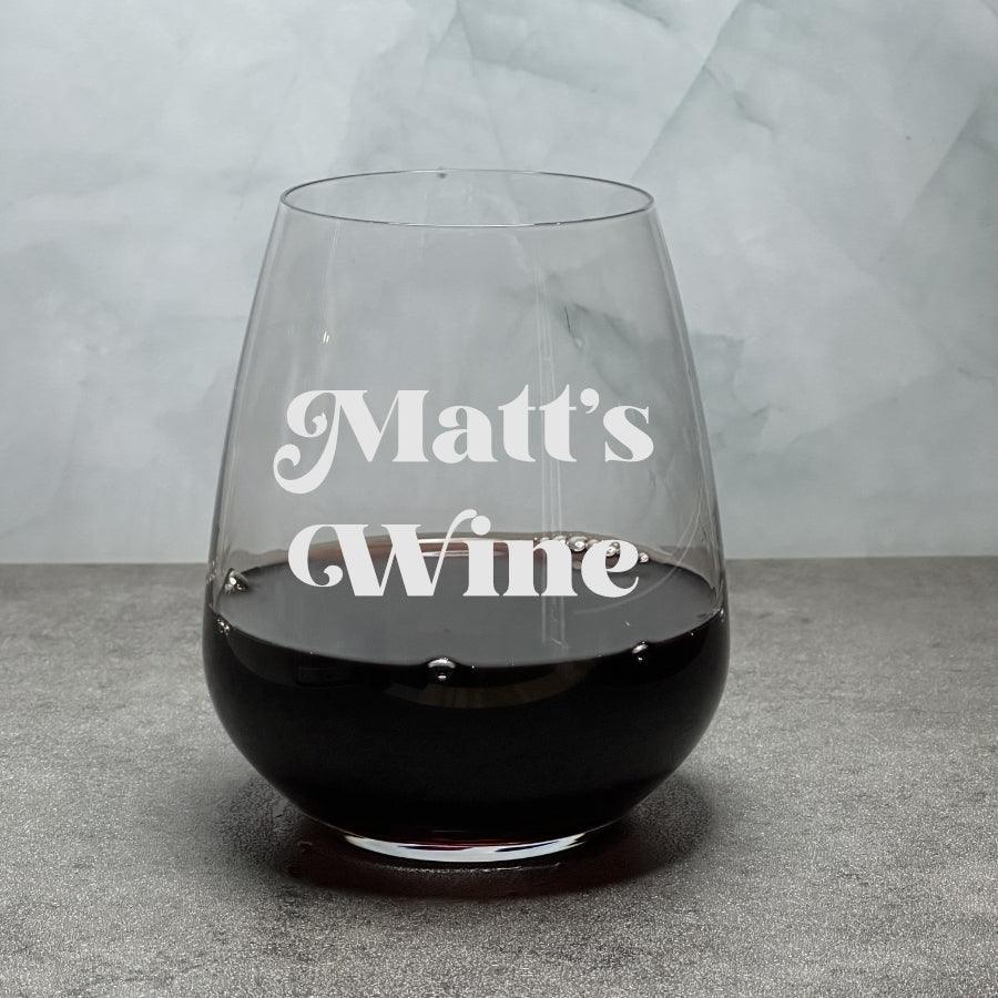 23 oz stemless wine glass Atelier 23.25 oz. Cabernet Stemless Wine Glasses (Set of 6) Luigi Bormioli