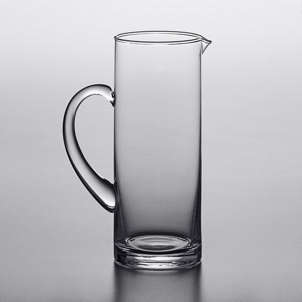 Personalised engraved glass pitcher