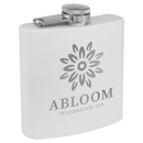 Personalized Custom Colored Engraved Flask 6 oz. Stainless Steel Personalized Engraved Drinkware Quality Glass Engraving