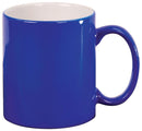 Engraved Custom Colored Ceramic Coffee Mug - 11 oz Personalized Engraved Quality Glass Engraving