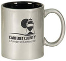 Engraved Custom Colored Ceramic Coffee Mug - 11 oz Personalized Engraved Quality Glass Engraving