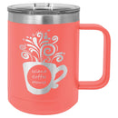 Engraved Polar Camel 15 oz. Vacuum Insulated Mug with Slider Lid Personalized Engraved Quality Glass Engraving