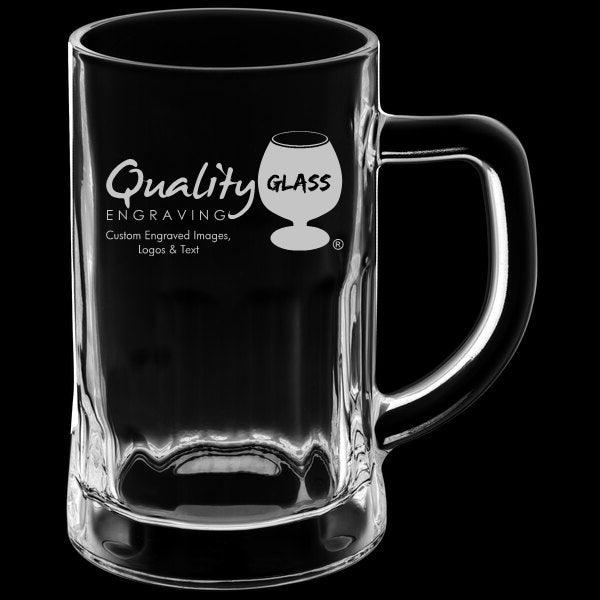 Engraved Acopa 20 oz. Versatile Beer Mug Personalized Engraved Quality Glass Engraving