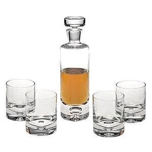 Engraved Crystal Galaxy Bubble Decanter Set - Item 338-5 Personalized Engraved Quality Glass Engraving