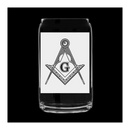 Engraved Set of Can Glasses 16 oz - Item 209 Personalized Engraved zakeke-design Quality Glass Engraving