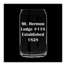 Engraved Set of Can Glasses 16 oz - Item 209 Personalized Engraved zakeke-design Quality Glass Engraving