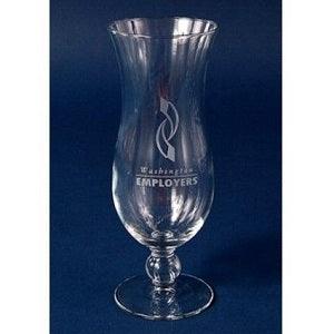 Engraved Hurricane Bar Glass - 15 oz - Item H402/3616 Personalized Engraved Quality Glass Engraving