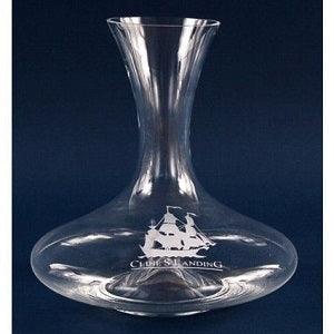 Engraved Crystal Michelangelo Wine Decanter - Item 629/09235 Personalized Engraved Quality Glass Engraving