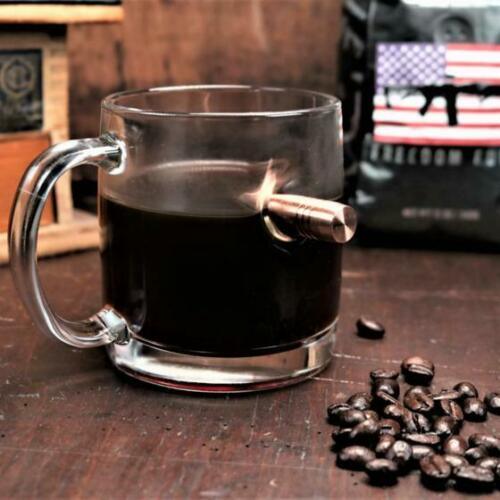 Engraved BenShot Personalized Coffee Mug - Item 521/Benshot Personalized Engraved Quality Glass Engraving