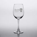 Engraved White Wine Glass - 16 oz - Item 494/GAG1352 Personalized Engraved Quality Glass Engraving