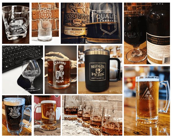 Personalized etched glassware gifts are a top choice for gift-givers blog image from Quality Glass Engraving