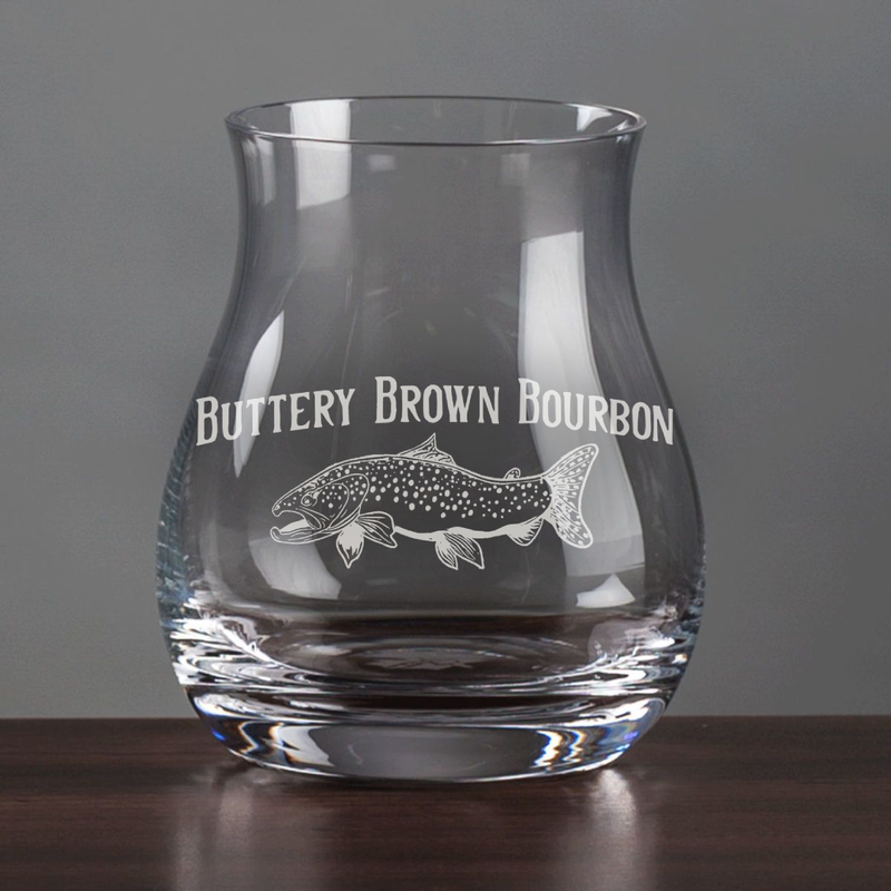 Buttery Brown Spirits Whiskey Glasses