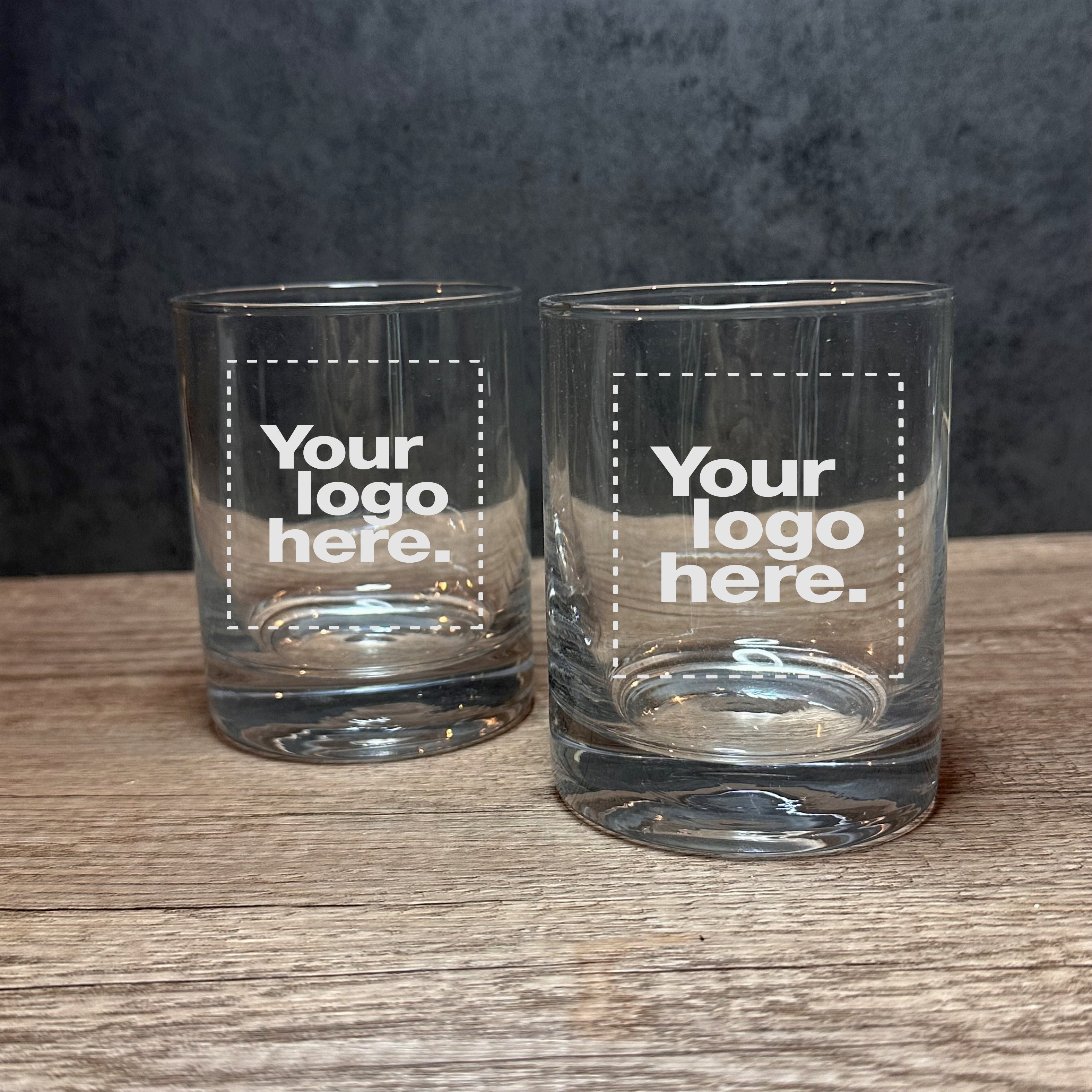 Custom Engraved Set of Whiskey Rocks Bar Glasses - 11 oz Item 102 ...