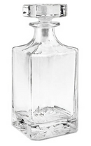 Engraved Franmara Jolie 26 oz. Square Crystal Decanter