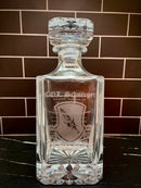 Engraved Franmara Jolie 26 oz. Square Crystal Decanter