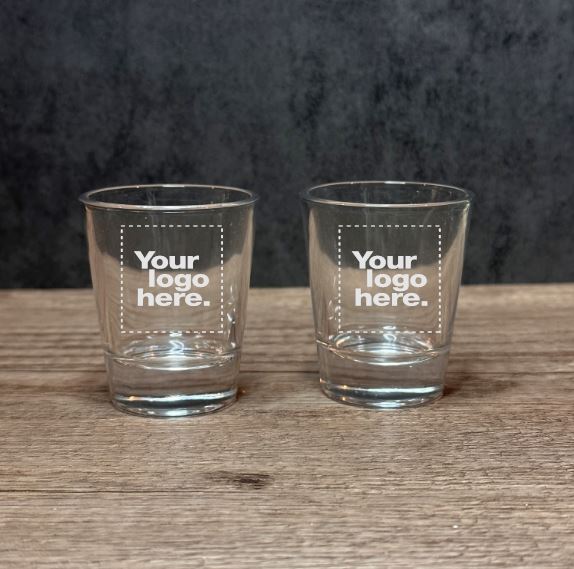 Engraved Set of Whiskey Shot Glasses - 2 oz - Item 48 - 55148