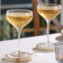 Engraved Silhouette Coupe Glass - 8 oz