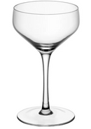 Engraved Silhouette Coupe Glass - 8 oz