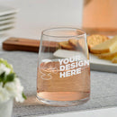 Engraved Acopa Piatta 12 oz. Stemless Wine Glass - Item 5539612STMLS Personalized Engraved Quality Glass Engraving