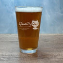 Engraved Sets of 16 oz Mixing/Pint Glasses - Item 212 Personalized Engraved Quality Glass Engraving