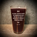 Engraved Sets of 16 oz Mixing/Pint Glasses - Item 212 Personalized Engraved Quality Glass Engraving