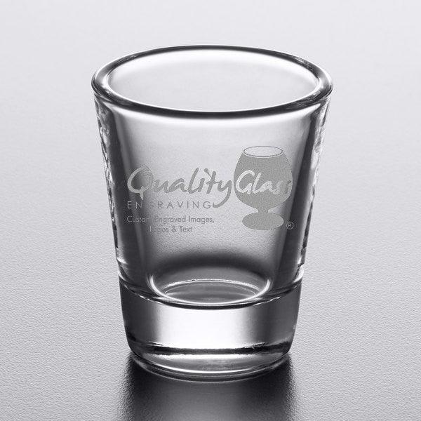 Engraved Whiskey / Shot Glass - 1.5 oz - Item 553653 Personalized Engraved Quality Glass Engraving