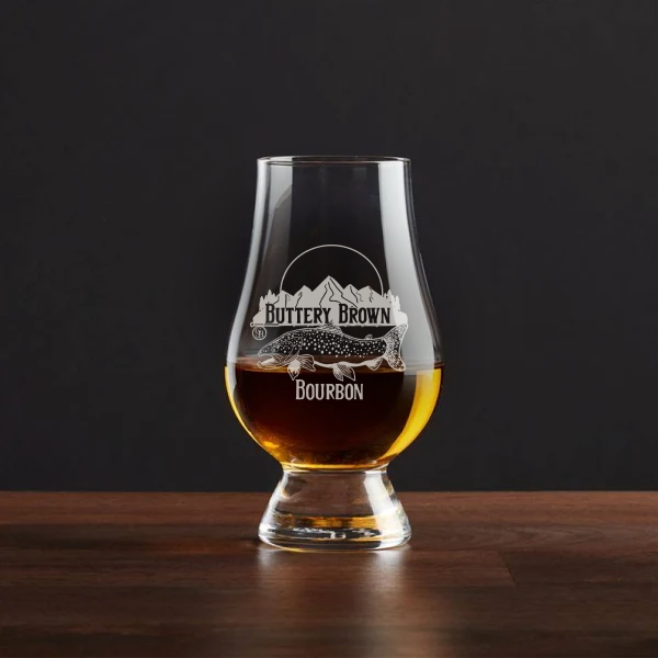 Buttery Brown Spirits Whiskey Glasses