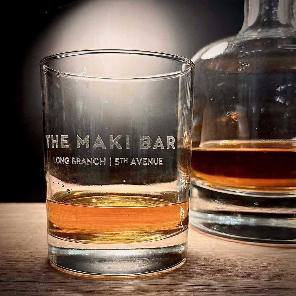 Personalized Fore Double Old Fashioned Bar Glasses