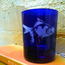 Engraved Aristocrat Sapphire Bar Glass - 14 oz - Item 103B Personalized Engraved Quality Glass Engraving