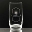 CLEARANCE! - Engraved Arcoroc Cabernet 17 oz. cooler glass - Item 17198 Personalized Engraved Quality Glass Engraving