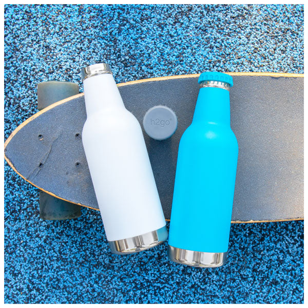 h2go Retro Stainless Steel Thermal Bottle Personalized Engraved Quality Glass Engraving