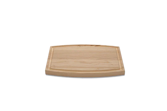 Engraved Small Arched Cutting Board with Juice Groove 12''x9''x3/4 Personalized Engraved Wood Quality Glass Engraving
