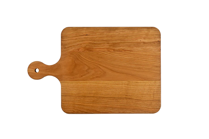Engraved Cutting Board with Rounded Handle 16''x10-1/2''x3/4'' - OH16 Personalized Engraved Wood Quality Glass Engraving