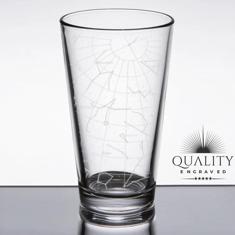 Personalized Night Sky Star Constellation Engraved Glasses Personalized Engraved Customizer Quality Glass Engraving