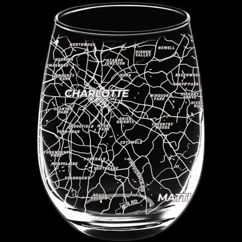 Monogrammed Wine Glass  Urban Custom Designing