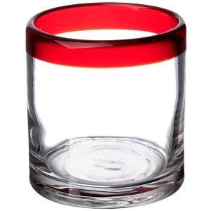 Personalized Aruba Engraved Rocks Glass (Red) - 12 oz - Item 92302R Personalized Engraved Quality Glass Engraving
