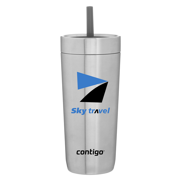 Contigo Luxe Spill-Proof Stainless Steel Tumbler Personalized Engraved Quality Glass Engraving