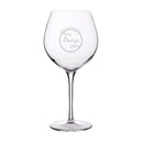 Engraved Crescendo 22.25 oz Bourgogne Red Wine Glasses (Set Of 4) Personalized Engraved Drinkware Quality Glass Engraving
