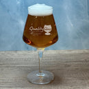 Engraved Teku Beer Glass- 14 oz - Item 42 Teku Personalized Engraved Quality Glass Engraving