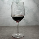 Engraved Palace Crystal Wine Glass - 16 oz - Item 415/09461 Personalized Engraved Quality Glass Engraving
