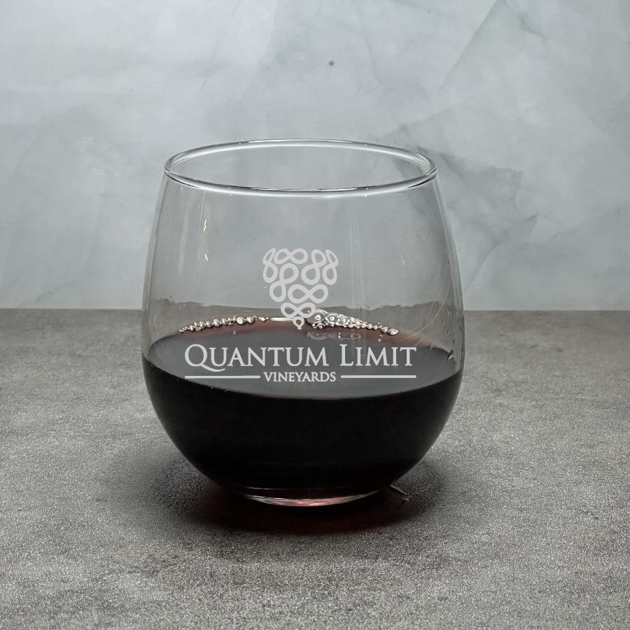 Custom Engraved Stemless Wine Glass - 16 oz - Item 455/222 Personalized &  Engraved For You  Bulk Custom Etched Glassware at Quality Glass Engraving